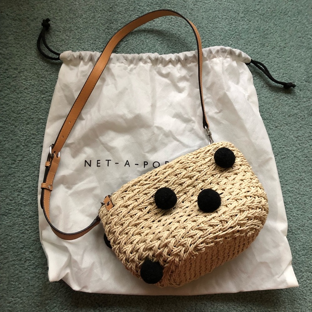 Rebecca Minkoff Pom Pom Crossbody Beach Bag